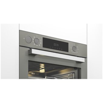  Духовой шкаф Grundig GEBM12300GSA серый 