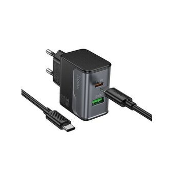 СЗУ HOCO CS73A Star Speed PD30W+QC3.0 (C to C) черный 