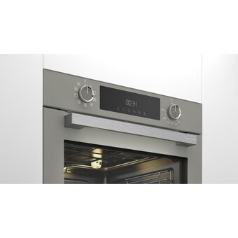  Духовой шкаф Grundig GEBM12300GC серый 