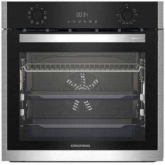  Духовой шкаф Grundig GEBM19301BC черный/нерж 