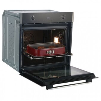  Духовой шкаф Grundig GEBM19301BC черный/нерж 