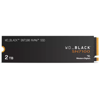  SSD WD Black SN7100 (WDS200T4X0E), 2TB, M.2 2280, PCI-E 3x4, R/W - 7250/6900 MB/s 3D-NAND TLC 