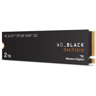  SSD WD Black SN7100 (WDS200T4X0E), 2TB, M.2 2280, PCI-E 3x4, R/W - 7250/6900 MB/s 3D-NAND TLC 