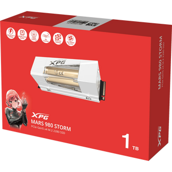  SSD XPG Mars 980 Strom (SMAR-980S-1TCI) M.2 2280 1TB PCIe 5.0 x4 