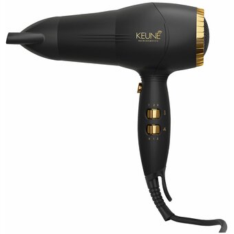  Фен KEUNE HD-2303Di Quattro ionic черно-золотой 