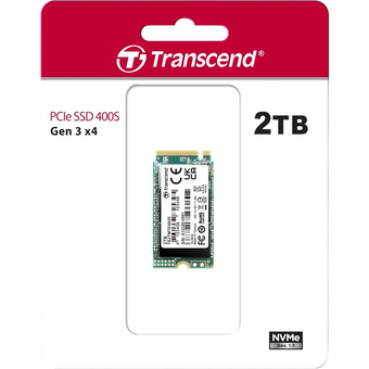  SSD Transcend MTE400S (TS2TMTE400S), 2TB, 3D TLC NAND, M.2 2242 ,PCI-E 4x R/W - 2000/1700 MB/s 