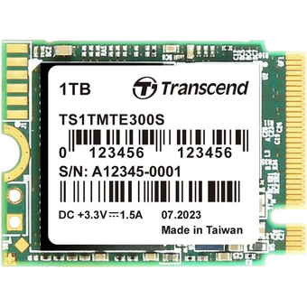  SSD Transcend MTE300S (TS1TMTE300S), 1TB, 3D TLC NAND, M.2 2230 ,PCI-E 4x R/W - 2000/1650 MB/s 