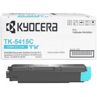  Тонер-картридж TK-5415C (1T02Z7CNL0) 13 000 стр. Cyan для TASKalfa MA4500ci / PA4500ci 