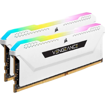  ОЗУ CORSAIR Vengeance RGB Pro SL White (CMH16GX4M2D3600C18W) 16GB 3600МГц DDR4 CL18 DIMM (Kit of 2x8GB) XMP 2.0 