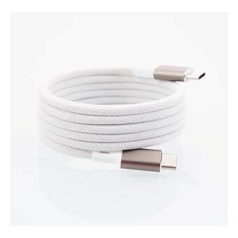  Магнитный кабель Magssory CBL001 60W USB-C, 1,2м, titanium/титан 