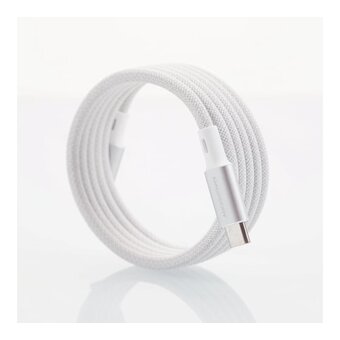  Магнитный кабель Magssory CBL001 60W USB-C, 1,2м, silver/серебро 