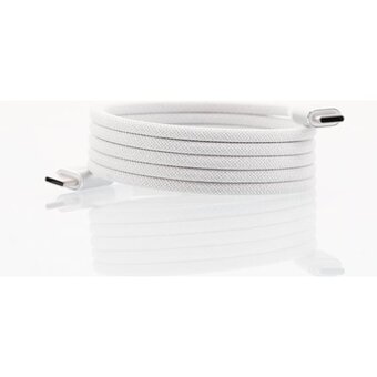  Магнитный кабель Magssory CBL001 60W USB-C, 1,2м, silver/серебро 