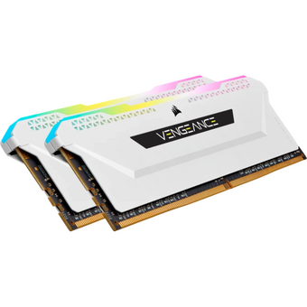 ОЗУ CORSAIR Vengeance RGB Pro SL White (CMH16GX4M2D3600C18W) 16GB 3600МГц DDR4 CL18 DIMM (Kit of 2x8GB) XMP 2.0 