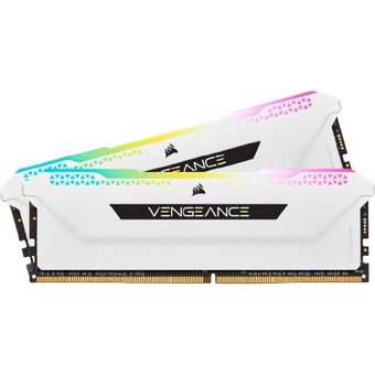  ОЗУ CORSAIR Vengeance RGB Pro SL White (CMH16GX4M2D3600C18W) 16GB 3600МГц DDR4 CL18 DIMM (Kit of 2x8GB) XMP 2.0 