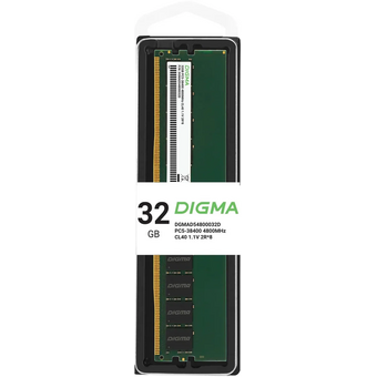  ОЗУ Digma DGMAD54800032D DDR5 - 1x 32ГБ 4800МГц, DIMM, OEM 