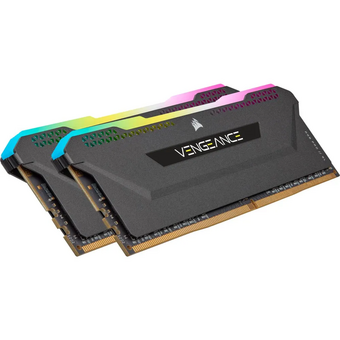  ОЗУ CORSAIR Vengeance RGB Pro SL Black (CMH16GX4M2D3600C18) 16GB 3600МГц DDR4 CL18 DIMM (Kit of 2x8GB) XMP 2.0 