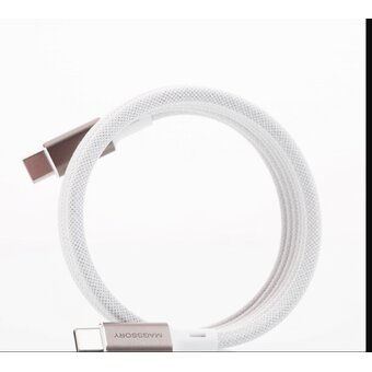  Магнитный кабель Magssory CBL001 60W USB-C, 1,2м, titanium/титан 