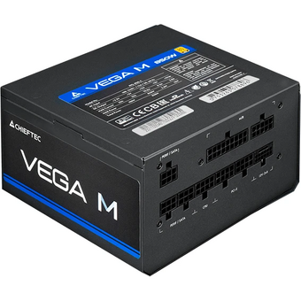  Блок питания Chieftec Vega M PPG-850-C (ATX 3.1, 850W, 80 Plus Gold, Active PFC, 135mm fan, Gen5 PCIe, Full Cable Management) Retail 