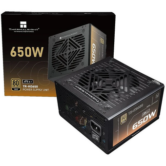  Блок питания Thermalright TR-KG650 650W 80+ Gold (ATX, 3.1, Full modular, 1x24(20+4)pin, 2xCPU 8(4+4)pin, 2xPCIe*2 8(6+2)pin, 3xSATA3) 