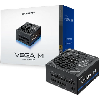  Блок питания Chieftec Vega M PPG-750-C (ATX 3.1, 750W, 80 Plus Gold, Active PFC, 135mm fan, Gen5 PCIe, Full Cable Management) Retail 