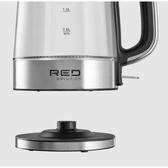  Электрочайник Red Solution G104 черный/серебристый 
