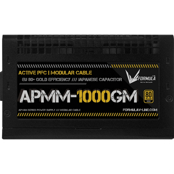  Блок питания Formula V Line APMM-1000GM, 1000W, ATX3.1/PCIe5.1, APFC, 80+ Gold, 12cm Fan, Full Modular 