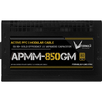  Блок питания Formula V Line APMM-850GM, 850W, ATX3.1/PCIe5.1, APFC, 80+ Gold, 12cm Fan, Full Modular 