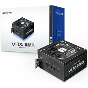  Блок питания Chieftec Vita SM3 BPX-750-C (ATX 3.1, 750W, 80 Plus Bronze, Active PFC, 120mm fan, Semi-modular Cable Management) Retail 