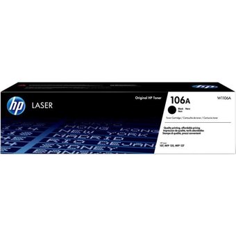  Картридж лазерный HP 106 W1106A черный (1000стр.) для HP Laser 107/MFP 135/137 