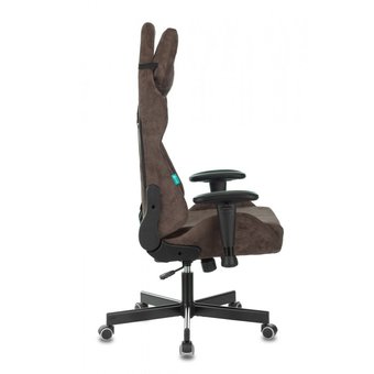  Кресло игровое Бюрократ Viking Knight LT10 Fabric коричневый крестовина металл 