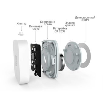  Датчик температуры и влажности Xiaomi Aqara Sensor Zigbee для Mi Smart Home (WSDCGQ11LM) 