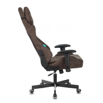  Кресло игровое Бюрократ Viking Knight LT10 Fabric коричневый крестовина металл 
