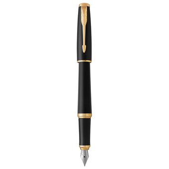  Ручка перьевая Parker Urban Core F309 (1931593) Muted Black GT F перо сталь нерж подар.кор. 