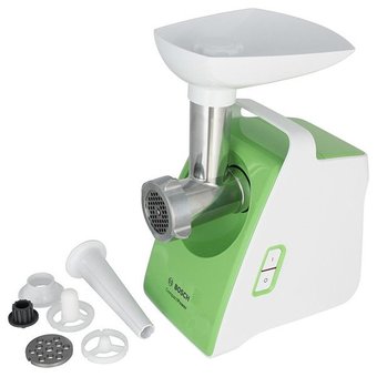  Мясорубка Bosch MFW3520G белый/зеленый 