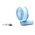  Вентилятор - портативный YM88220 (3 режима, 300mah) (blue) (240300) 