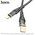  Дата-кабель HOCO U121 Gold standard Transparent Discovery Edition iP черный 