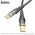  Дата-кабель HOCO U121 Gold standard Transparent Discovery Edition Type-C черный 