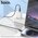  Дата-кабель HOCO U121 Gold standard Transparent Discovery Edition iP черный 
