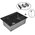  Кухонная мойка Wisent WS36050B Black с коландером, дозатором и сифоном 
