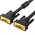  Кабель UGREEN VG101 11633 VGA Male to Male Cable 10m Black 