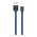  Дата-кабель PERO DC-04 8-pin Lightning, 2А, 1м Blue-black 
