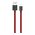  Дата-кабель PERO DC-04 8-pin Lightning, 2А, 2м Red-black 