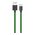 Дата-кабель PERO DC-04 micro-USB, 2А, 2м Green-black 