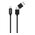  Дата-кабель PERO DC-07 Universal 2 in 1, USB-A + PD to Lightning, 1m Black 