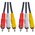  Кабель Perfeo R3103 3RCA-3RCA (1.5м) 