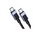  Кабель UGREEN L512 (35985) USB-C 2.0 to USB-C 2.0 PD Fast Charging 5A Cable 0.5m Black/Gray 