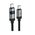  Кабель ACEFAST AF-C15-03-BK USB-C To USB-C Zinc Alloy Digital Display Braided Charging Data Cable Black 