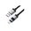  Кабель ACEFAST AF-C15-04-BK USB-A To USB-C Zinc Alloy Digital Display Braided Charging Data Cable Black 