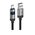  Кабель ACEFAST AF-C15-04-BK USB-A To USB-C Zinc Alloy Digital Display Braided Charging Data Cable Black 