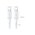  Кабель UGREEN L501 (35219) 60W USB-C to USB-C PD Fast Charging Braided Cable 3A Max 2m White 